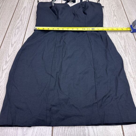 De Laru Little Black Dress Size 9/10 Vintage Cocktail Party NYE‎ Beaded - Picture 7 of 9
